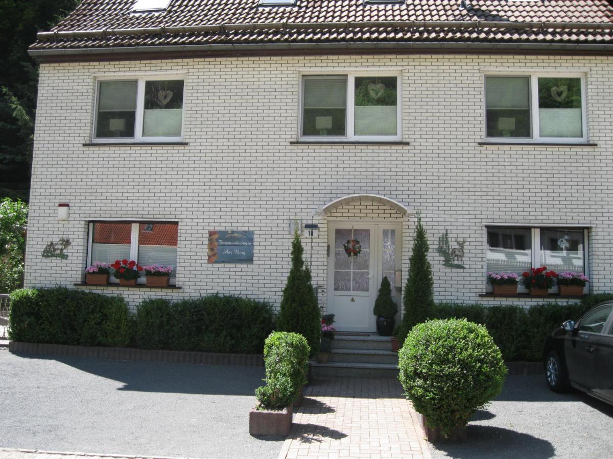 Ferienwohnung Schwarzer Hirsch Wieda Dış mekan fotoğraf