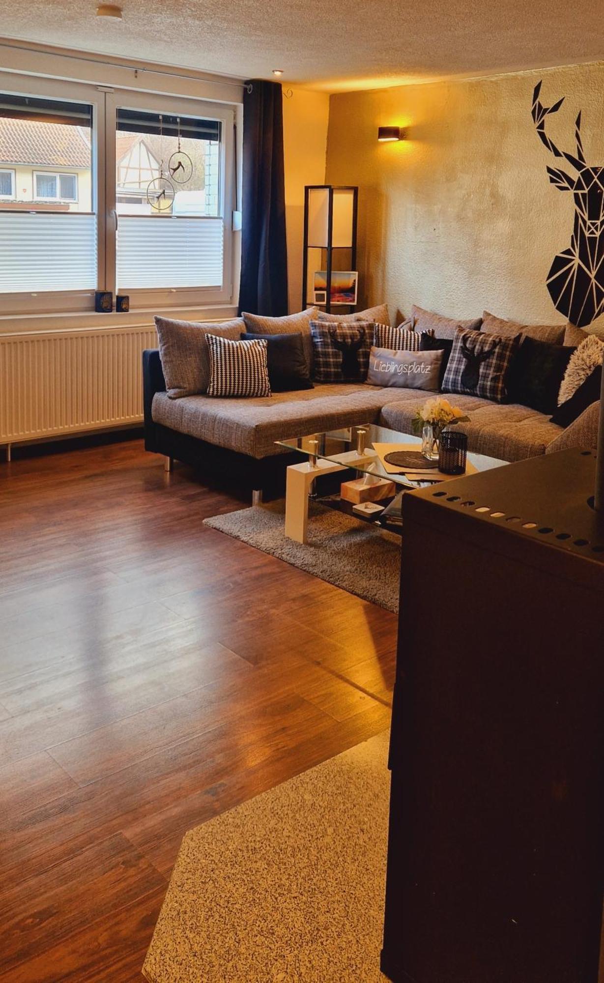Ferienwohnung Schwarzer Hirsch Wieda Dış mekan fotoğraf